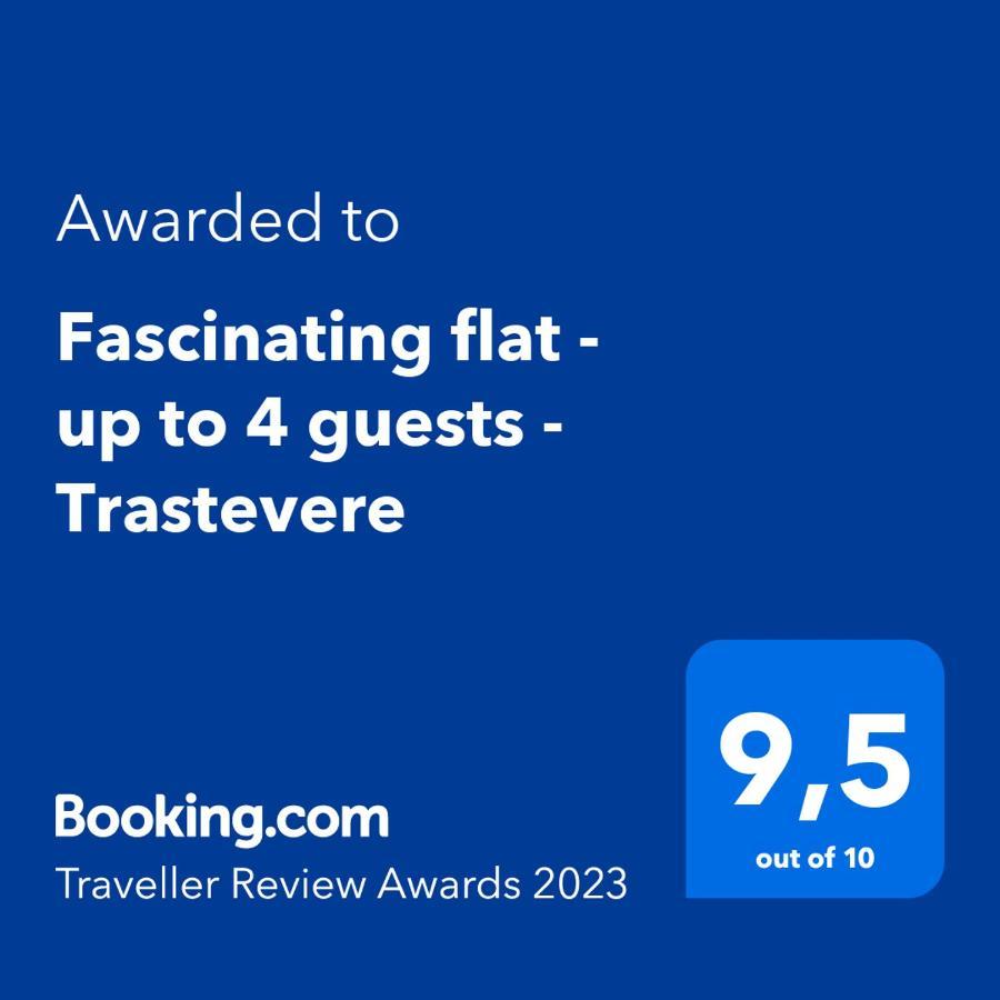 Fascinating Flat - Up To 4 Guests - Trastevere Rom Exterior foto